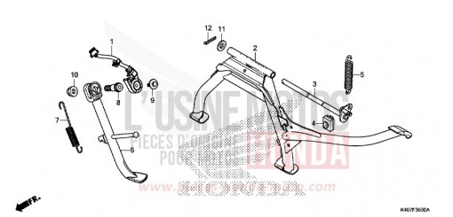 BEQUILLE NSS125DF de 2015